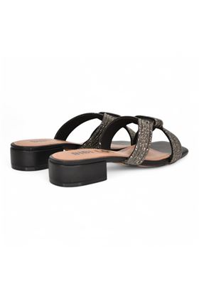 Ciabatta donna in corda colore nero BIBI LOU- | 842Z00-NERO